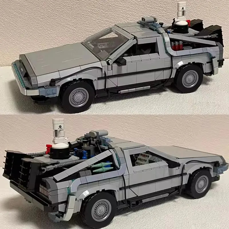 Brinquedo De Volta para o Futuro DL – Montagem de Carro Clássico do Filme