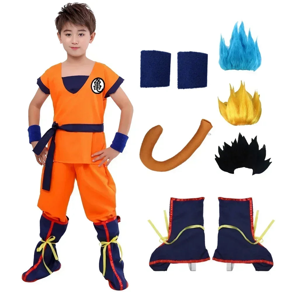 Fantasia DB SG – Cosplay Completo com Peruca